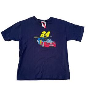 Vintage 1990s Chase Authentics Kids Jeff Gordon NASCAR T-Shirt Size 7
